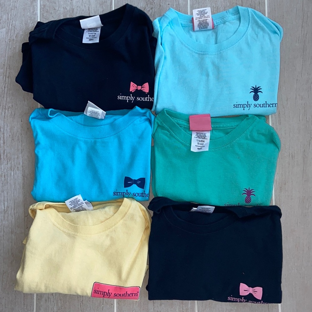 Bundle of Simply Southern Shirts SMALL